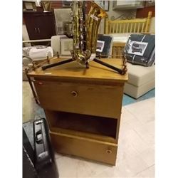 CABINET - OAK STYLE WITH 1 DOOR - 1 DRAWER