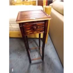 BAMBOO SIDE TABLE - 1 DRAWER - 4'