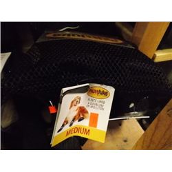 PACKAGE OF NEW DOG SHOES - MED