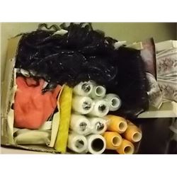 BOX OF THREAD & MORE