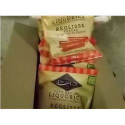 CASE STRAWBERRY LICORICE - 12 X 200 GRAMS BAGS IN CASE
