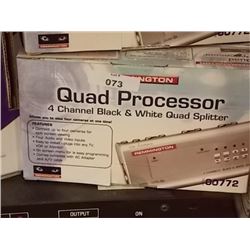 QUAD PROCESSOR - NEW - SPLIT T.V SCREEN INTO 4 CAMERA IMAGES