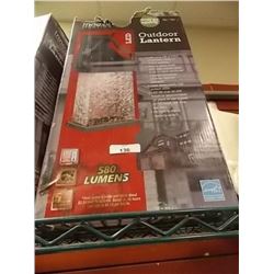 LED OUTDOOR LANTERN - OPEN BOX