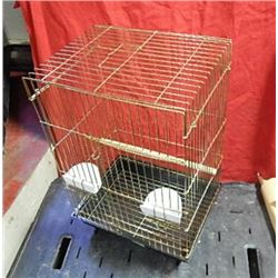 NEW BIRD CAGE - 450-S-PR - BRASS -  131/2"  X 171/2" X 27" H - DISPLAY - ASSEMBLED