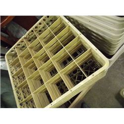 DISHWASHER TRAY - DIVIDED - SINGLE BASE UNIT WITH 4 RISERS TO MAKE DEEPER