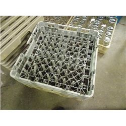 DISHWASHER TRAY - DIVIDED - SINGLE BASE UNIT  - SPIKED