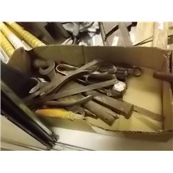 BOX OF VINTAGE TOOLS