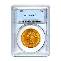 1897 $10 Liberty Gold Eagle PCGS MS62