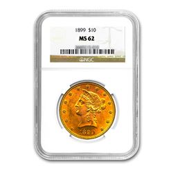 1899 $10 Liberty Gold Eagle NGC MS62