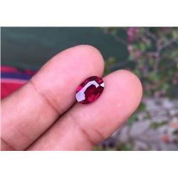 Natural Pigeon Blood Ruby 4.02 Carats - VVS - Certified