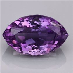 Natural Purple Amethyst "Marquise-Eye" 10 Carats