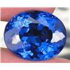 Image 1 : Natural London Blue Topaz 24.50 carats- Flawless