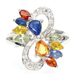 Natural Fancy Sapphire Ring