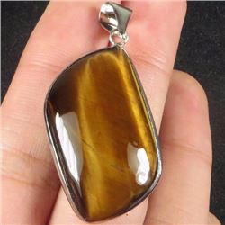 Natural Tiger Eye Gemstone Pendant