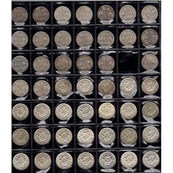 Australia, Shilling, George V to Elizabeth II, 1910 to 1963