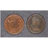 Image 2 : 1773 VIRGINIA HALF PENNY AG & 1787 VERMONT AG NEITHER HAVE DATES