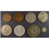 Image 1 : (8) COIN MEXICO LOT DATES RANGE FROM 1919 - 65 SOME SILVER COINS