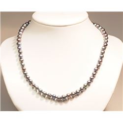 STERLING SILVER CLASP FRESHWATER PEARL NECKLACE