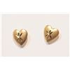 Image 1 : 14K GOLD HEART-SHAPED EARRINGS (APPROX. 0.2G)