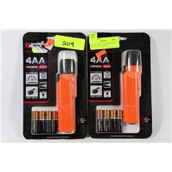 LOT OF 2 NEW UK UNDERWATER KINETICS FLASHLIGHT