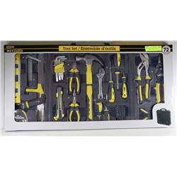72 PIECE TOOL SET NEW IN CARRYING CASE