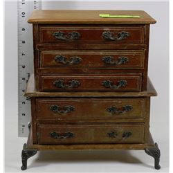 SOLID WOOD MUSIC JEWELLERY BOX