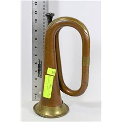 VINTAGE METAL BUGLE