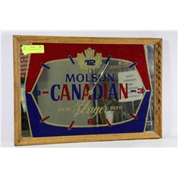 MOLSON CANADIAN BEER CLOCK