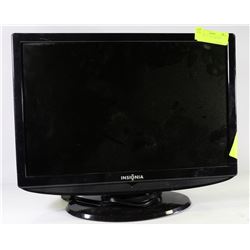 INSIGNIA  19" TV, NO REMOTE