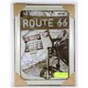 Image 1 : ROUTE 66 FRAMED METAL PICTURE