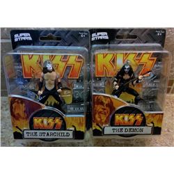 LOT OF 2 KISS FIGURINES