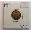 Image 1 : 1931 CANADIAN SILVER 10 CENT COIN