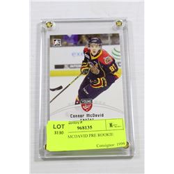 CONNOR MCDAVID PRE ROOKIE CARD