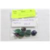 Image 1 : #35-NATURAL EMERALD,RUBY,SAPPHIRE 79TCW (6PCS)