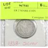 Image 1 : NAZI SILVER 2 MARK COIN