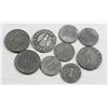 Image 1 : SET OF 8 NAZI COINS WITH SWASTICK  1 & 10 PFENNIG