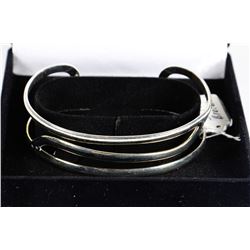 STERLING SILVER WIDE BRACELET