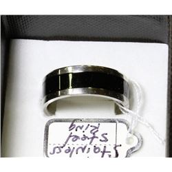 STAINLESS STEEL BAND RING SIZE 10