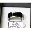 Image 1 : STAINLESS STEEL BAND RING SIZE 10