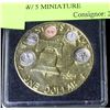 Image 1 : NOVELTY AMERICAN CENTENNIAL DOLLAR W/ 5 MINIATURE