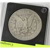 Image 1 : 1890 AUTHENTICATED MORGAN SILVER DOLLAR