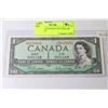 Image 1 : UNC 1954 CANADIAN ONE DOLLAR BANKNOTE