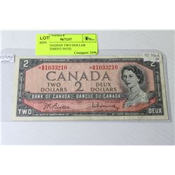 1954 CANADIAN TWO DOLLAR REPLACEMENT NOTE