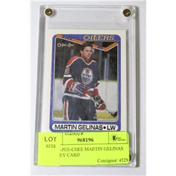 1990 O-PEE-CHEE MARTIN GELINAS HOCKEY CARD