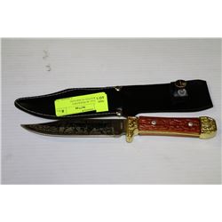 ORIGINAL BOWIEKNIFE DECORATIVE IN SHEATH