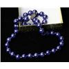 Image 1 : #47-SEA SHELL PEARL NECKLACE BLUE