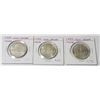 Image 1 : 1939 CANADIAN SILVER DOLLAR X3