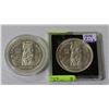 Image 1 : 1958 CANADIAN SILVER DOLLAR X2