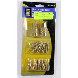 12 PIECE M STYLE COUPLER SET
