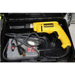 DEWALT 3/8" DRILL WITH BITS